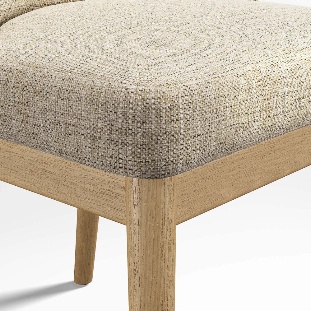 Paolo Dining Chair Natural Wood Streamlined - Image 4