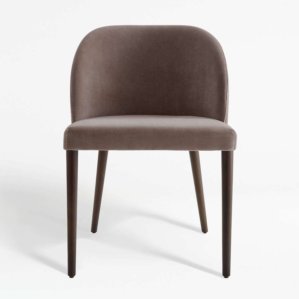 Camille Dining Chair Taupe Italian Upholstery Tailored