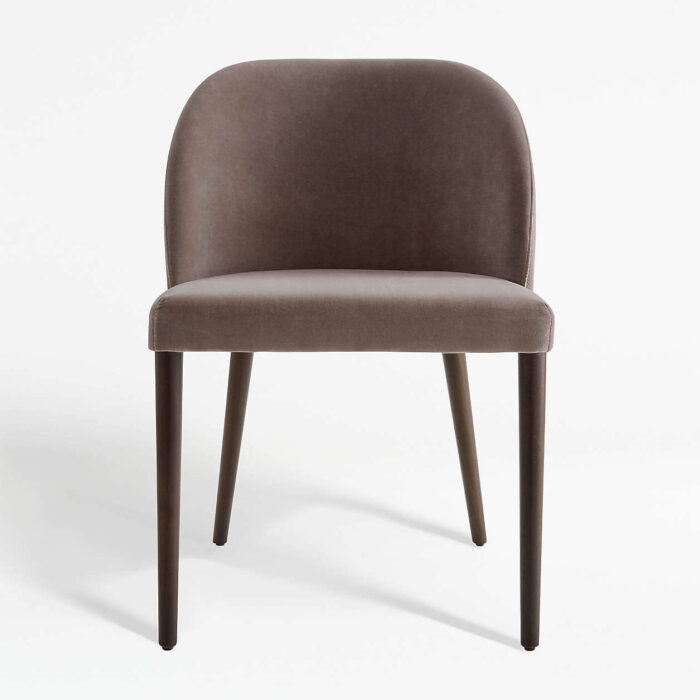 Camille Dining Chair Taupe Italian Upholstery Tailored
