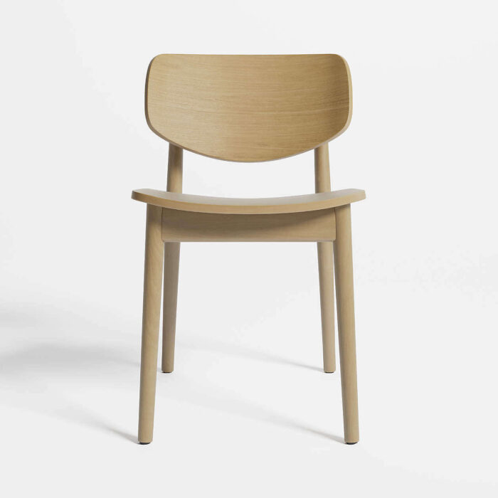 Paolo Dining Chair Natural Wood Streamlined